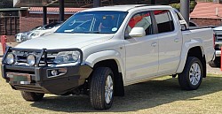 2012 Volkswagen Amarok 2.0 Bi-TDi 120KW 4 Motion Highline 305 100Km White, Black Leather, Aircon, Power Steering, Electric Windows, Radio /CD, Cruise Control, Reverse Camera, Rear P.D.C, ARB Replacement Front Bumper, Roll Bar, Towbar, Rubberised, Armadillo Roller Door, Spare Keys, Full Service History  R229 950