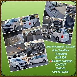 2018 VW Kombi T6 2.0Tdi Auto Trendline...173,000km...R429 900