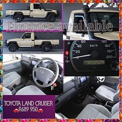 TOYOTA LAND CRUISER 🚗R689 950🚗  ▫️2019 Toyota Land Cruiser 79 4.5 D-4D LX V8 P/U S/C ⚙️135 500 km  Features on this vehicle includes:  ✔️Aircon ✔️Alloy wheels ✔️Central Locking ✔️Electric Windows ✔️Bluetooth Radio ✔️Snorkel ✔️Side Steps ✔️ARB Replacement Front Bumper  ✔️Rubberised Loadbin ✔️Full Service History  📍Finance is available through all major banks! 📍Trade-Ins are welcome! 💪Remote applications, 💪Remote approvals 🇿🇦Nationwide Deliveries from our floor, to your door  📱Call or WhatsApp