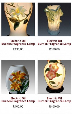 Electric oil burner lamps