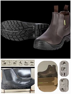 CARLETONVILLE GAUTENG   Safety Boots Size 3-12 R550 per pair  + R60 Pep paxi Orders: send your Full name & Surname  Contact nr Pep address 0612120378